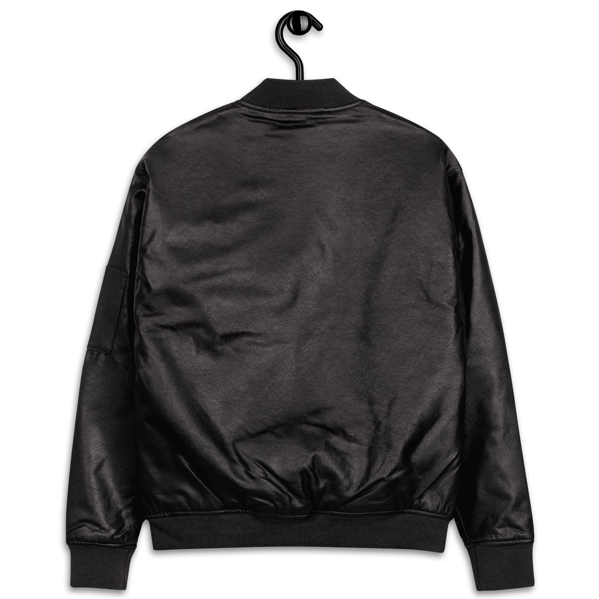 Leather Bomber Jacket