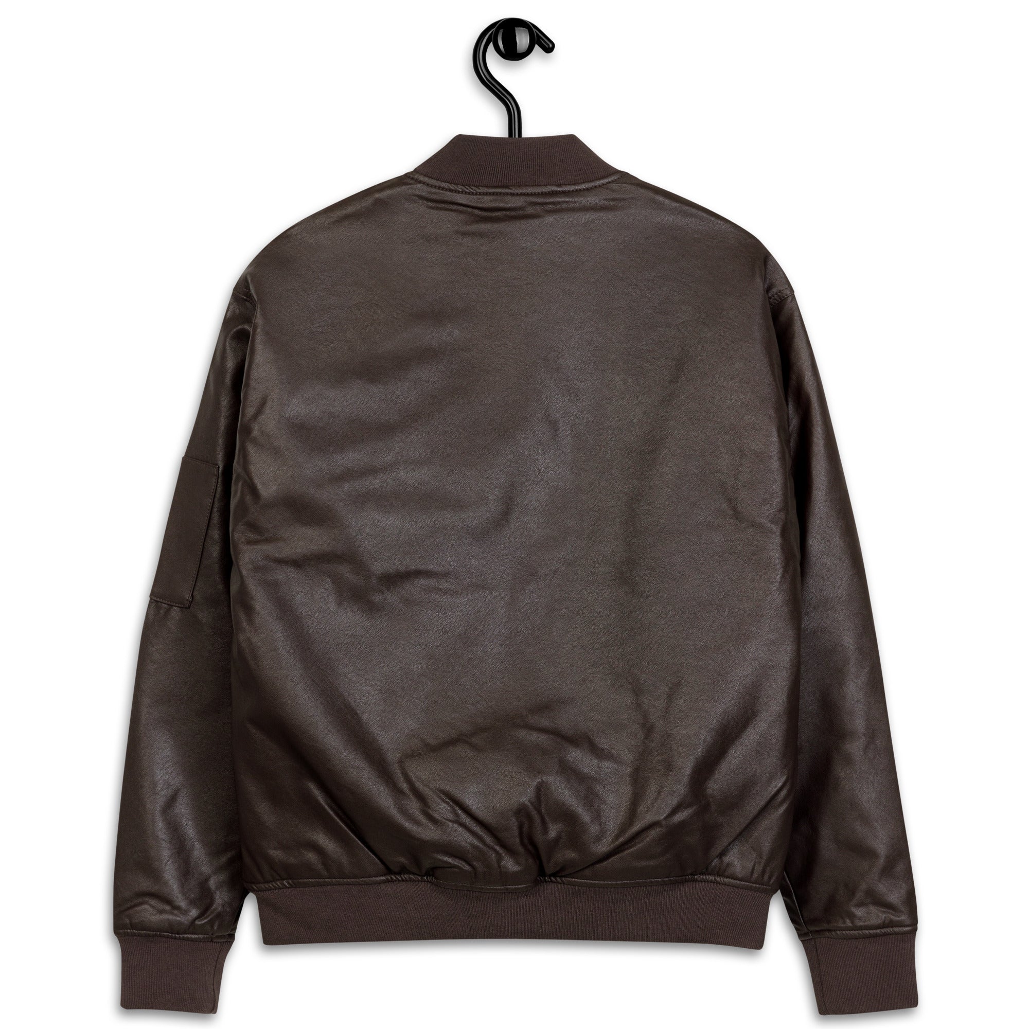 Leather Bomber Jacket