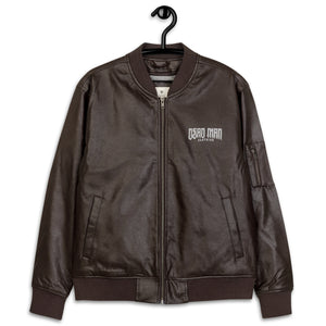 Leather Bomber Jacket